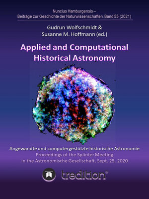 cover image of (Applied and Computational Historical Astronomy) Angewandte und computergestützte historische Astronomie.
